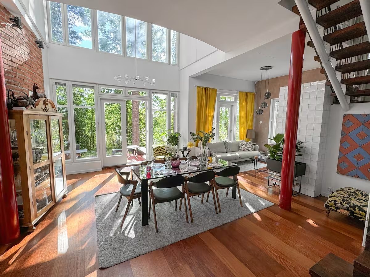 Living & dining room — Villa Solhalla