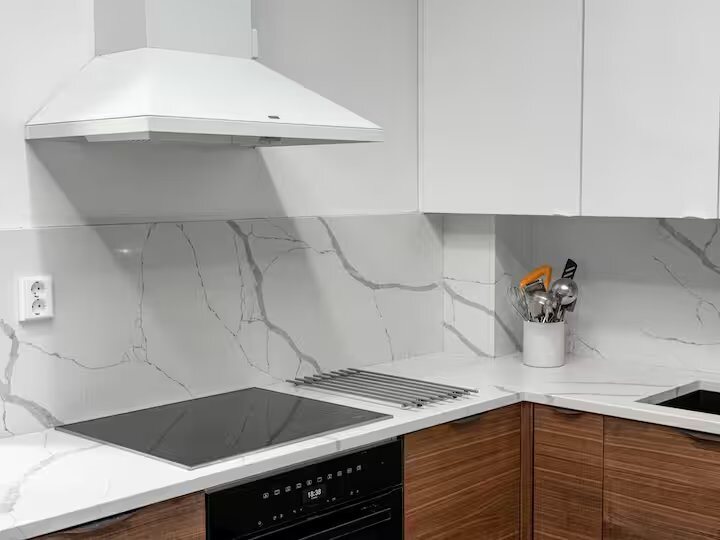 Kitchen detail — Villa Solhalla
